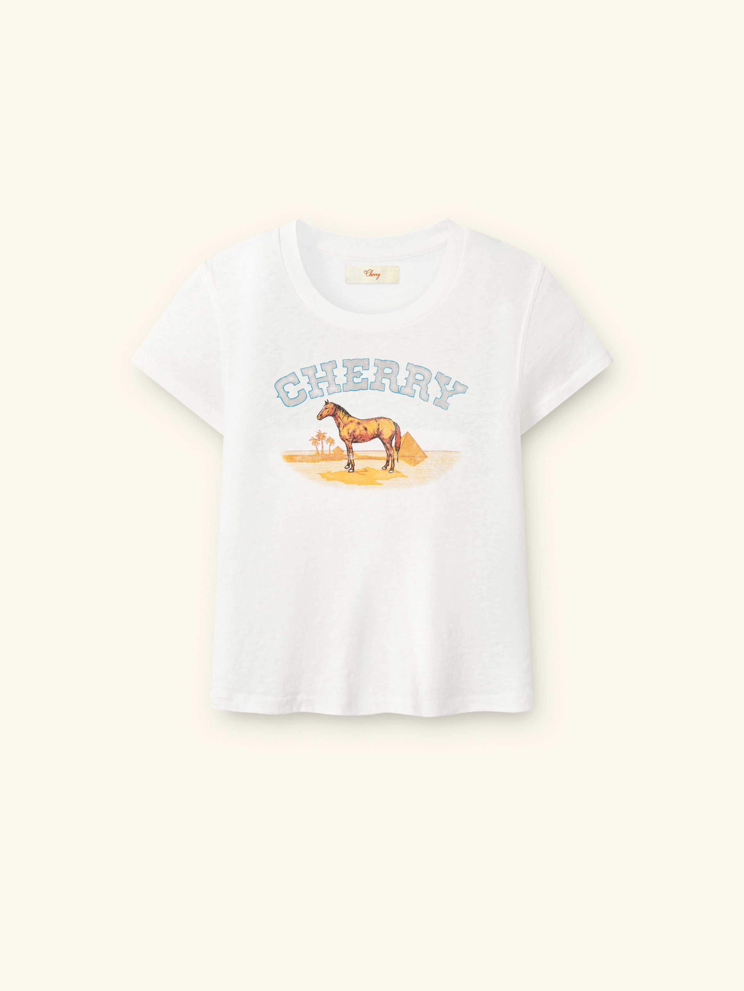 Image of Palamino Baby Tee (Vintage White)