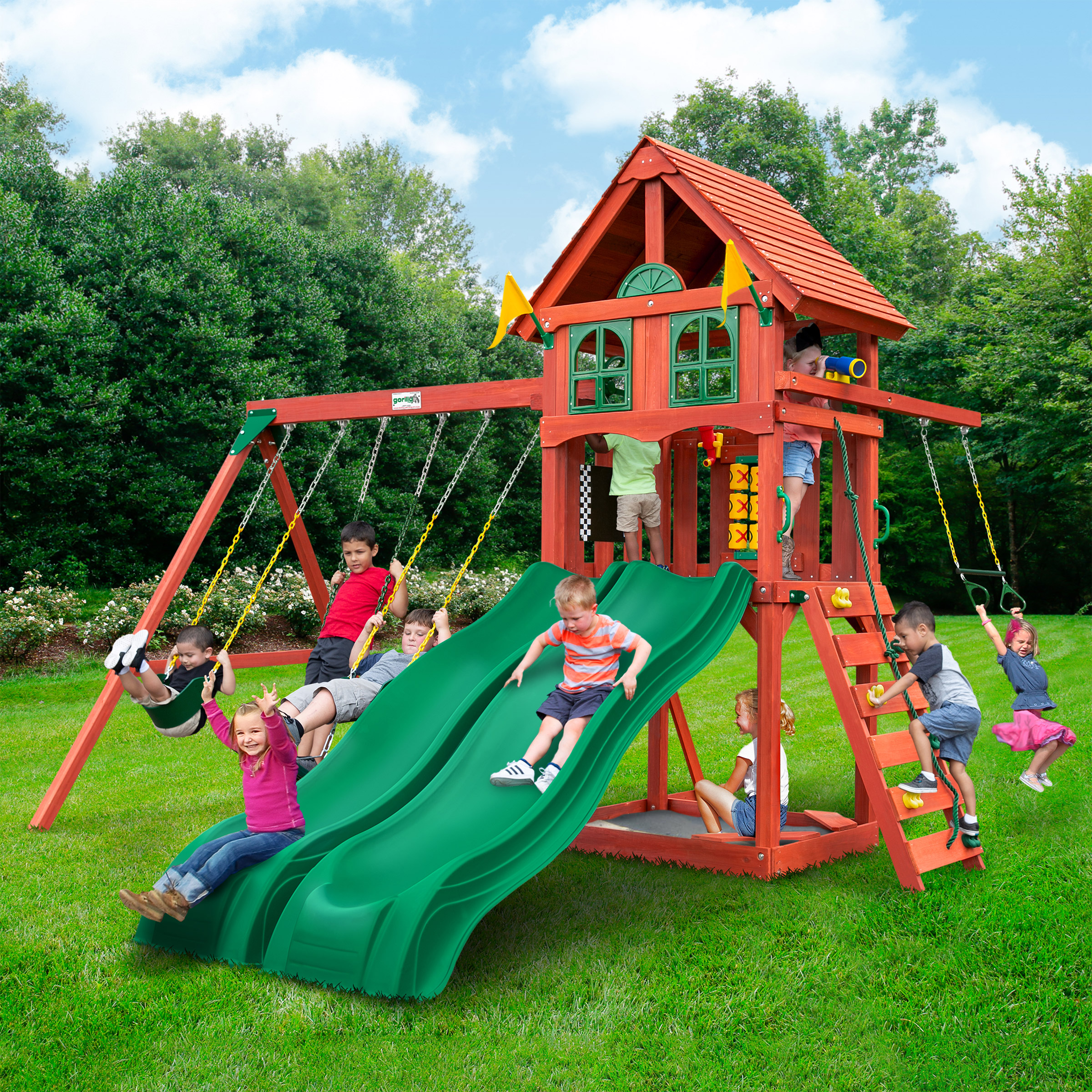 Gorilla Playsets Adventure Wave Swing Set, Do-it-Yourself