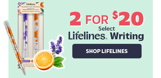 2 for $20 Select Lifelines Writing SHOP LIFELINES