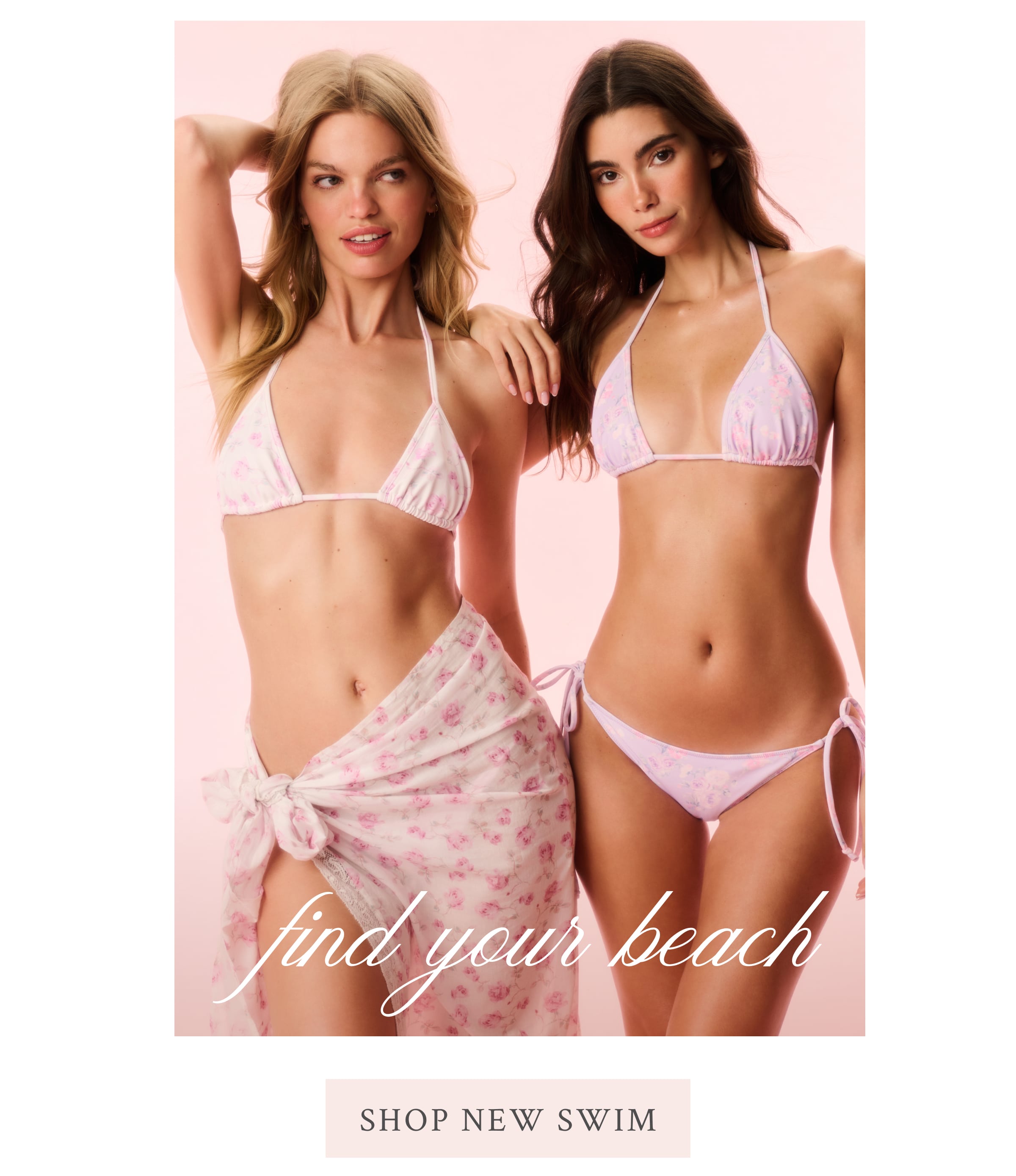 Find Your Beach <SHOP NEW SWIM>
