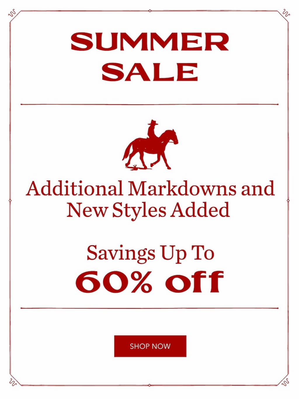 SHOP SALE