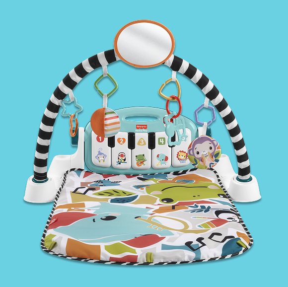 Fisher-Price Glow And Grow Kick & Play Piano Gym