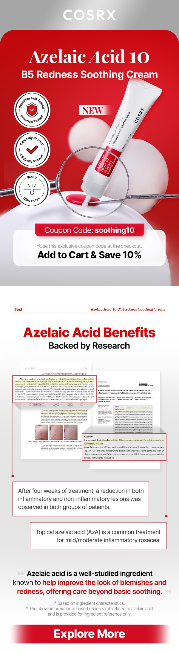 Azelaic Acid10 Cream You Need!