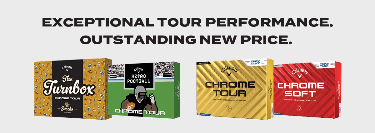 Performance Rewarded | 2 Dozen For $95 | All Chrome Golf Ball Models(**) | Shop Now