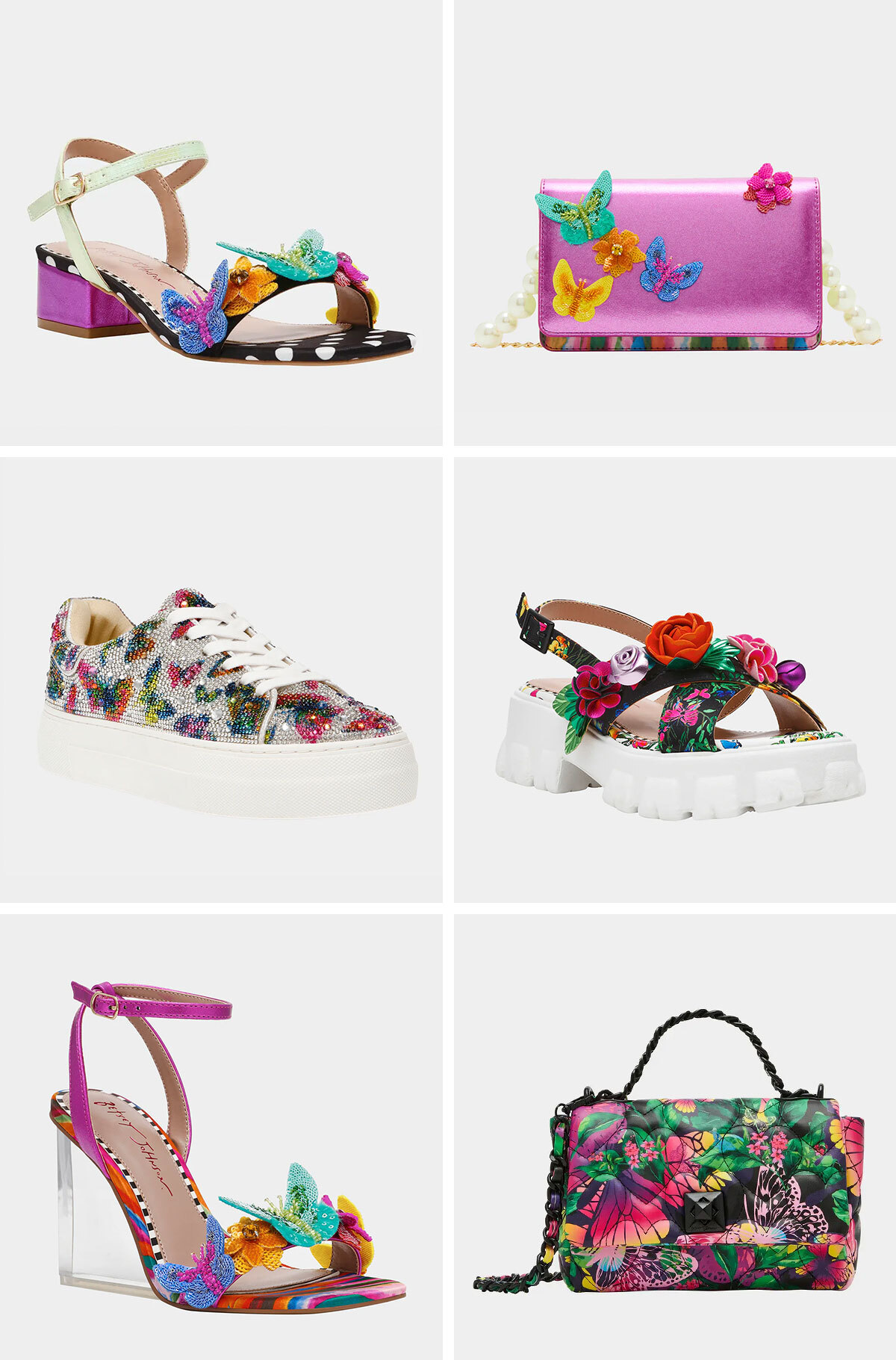 EMERYY, SOCIAL BUTTERFLY CROSSBODY, SIDNY, NIKITTA, APOLO, TROPIC LIKE ITS HOT CROSSBODY
