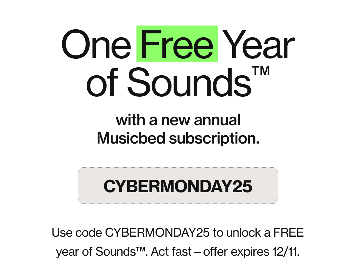 One Free Year of Sounds