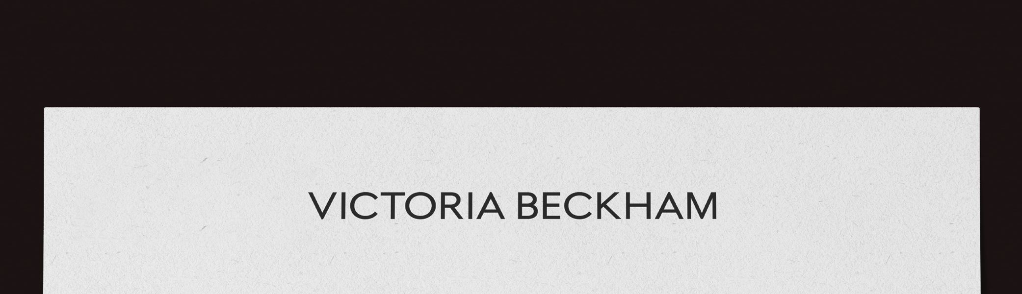 VICTORIA BECKHAM