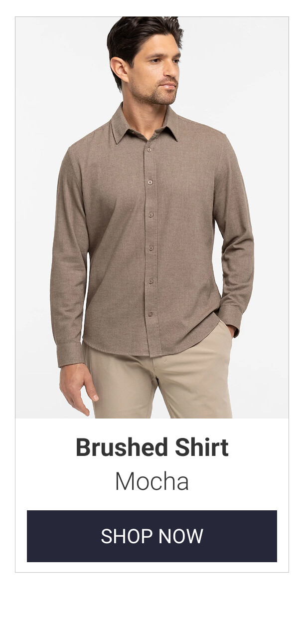 Mocha Brushed Shirt
