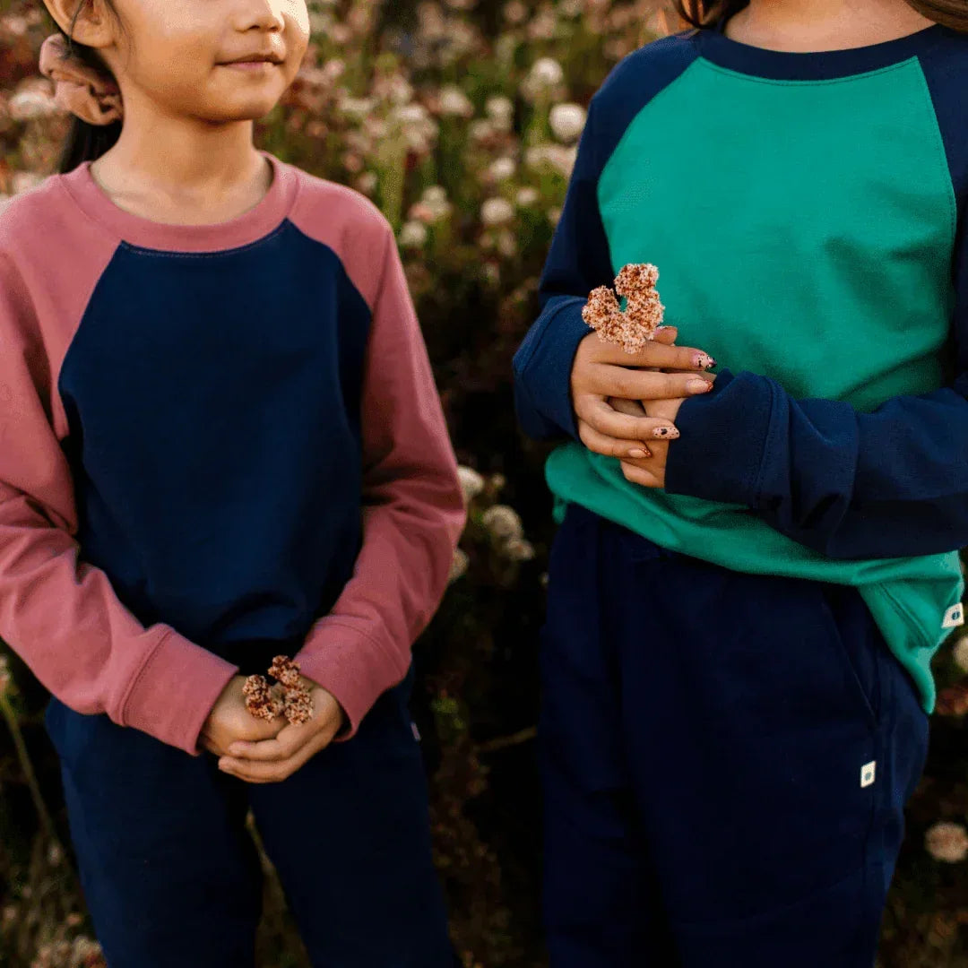 Image of Stevie Raglan Sweatshirt Colorblock