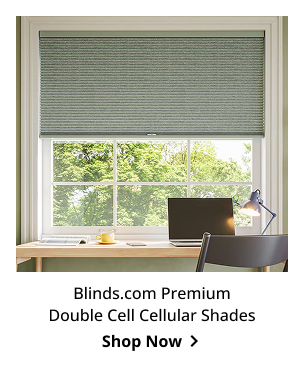 Blinds.com Premium Double Cell Cellular Shades | Shop Now >