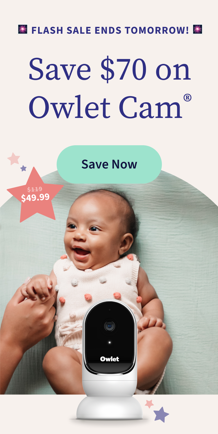 Hurry, Ends Tomorrow! | $50 Off Owlet Cam® | Save Now