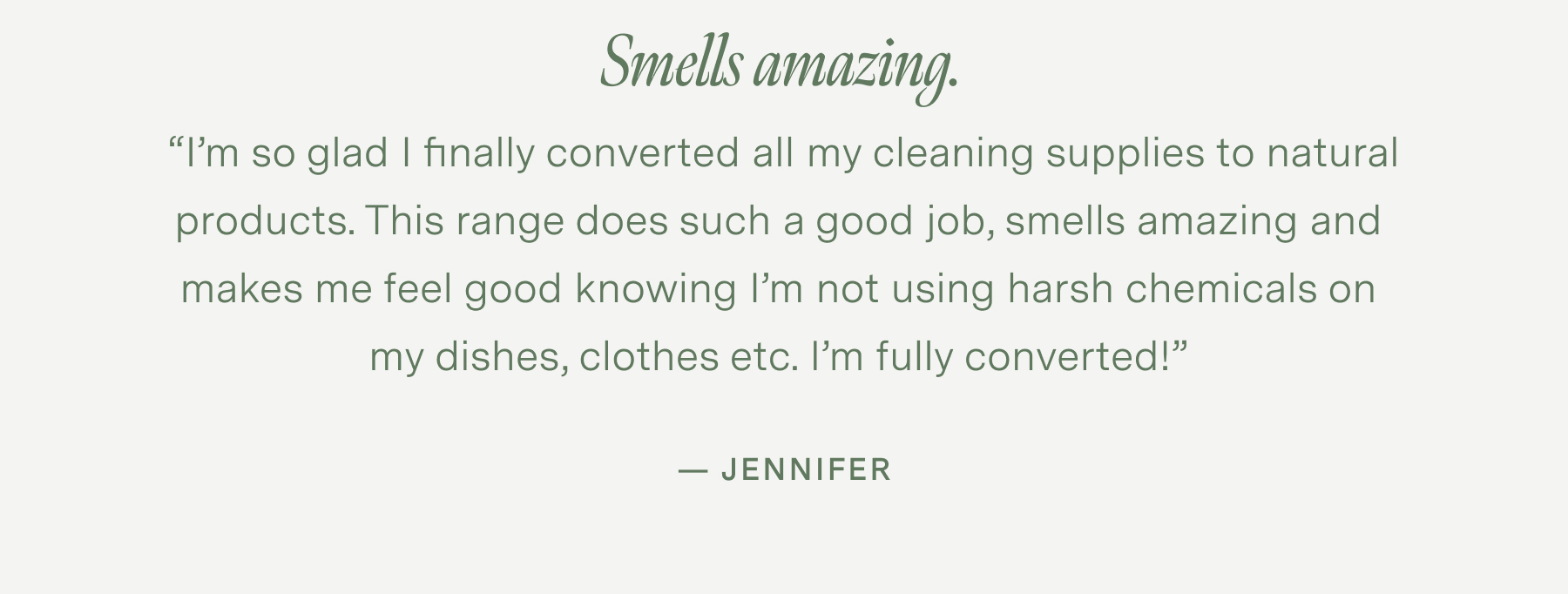 Smells amazing.