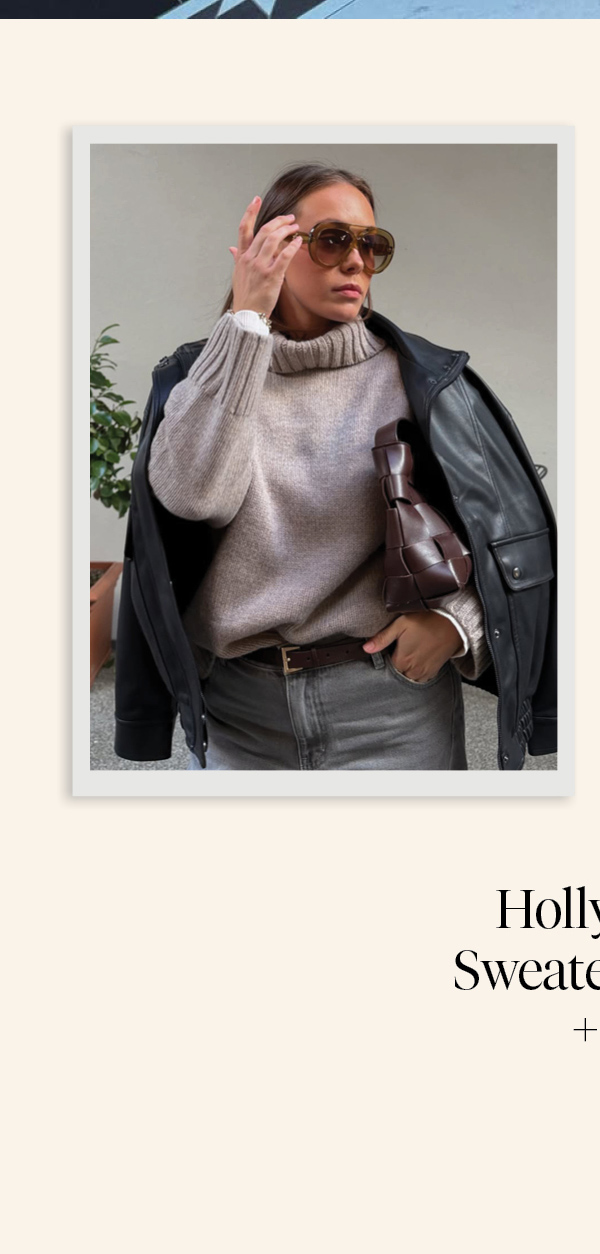 Holly Wool Blend Roll Neck Sweater