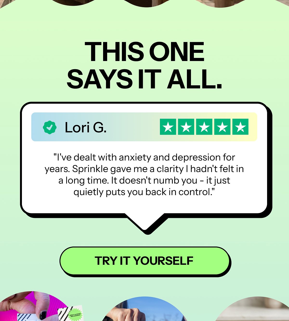 Testimonial from Lori G. about dealing with anxiety and depression.