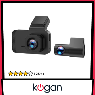 Kogan 4K Dual Dash Camera with ADAS & GPS (Front & Rear) Product Image