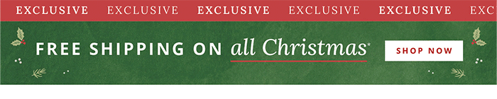 Free Shipping on all Christmas*