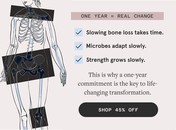 One year equals real change.
