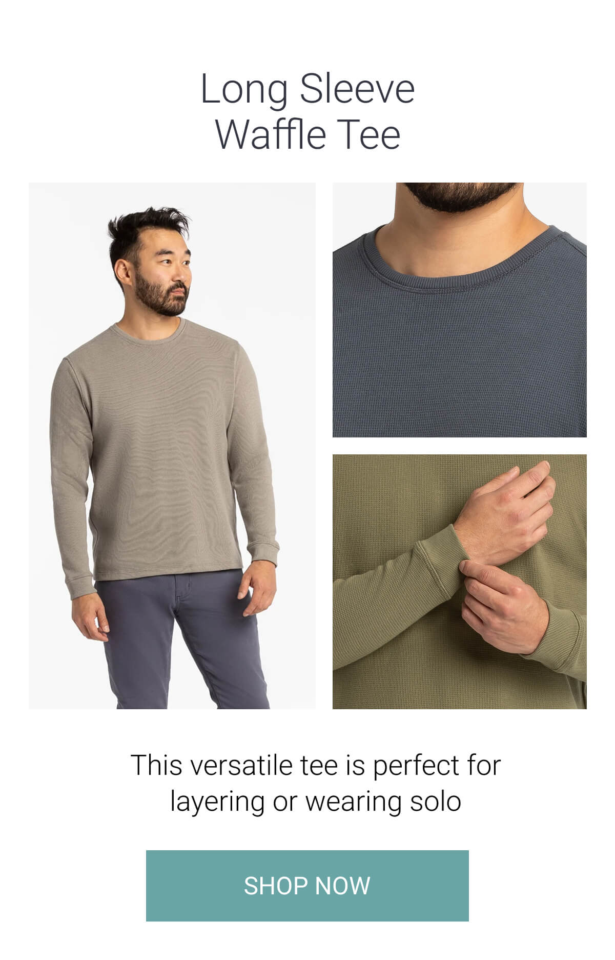 Long Sleeve Waffle Tee