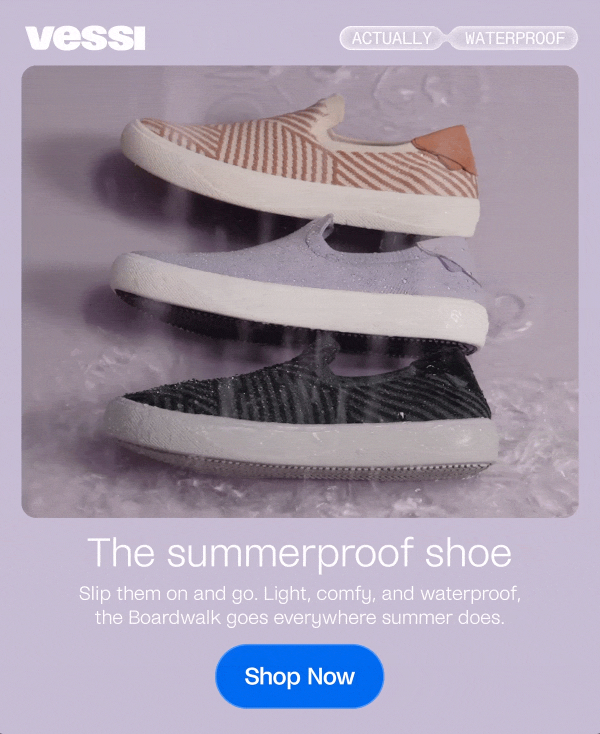 The summerproof Shoe