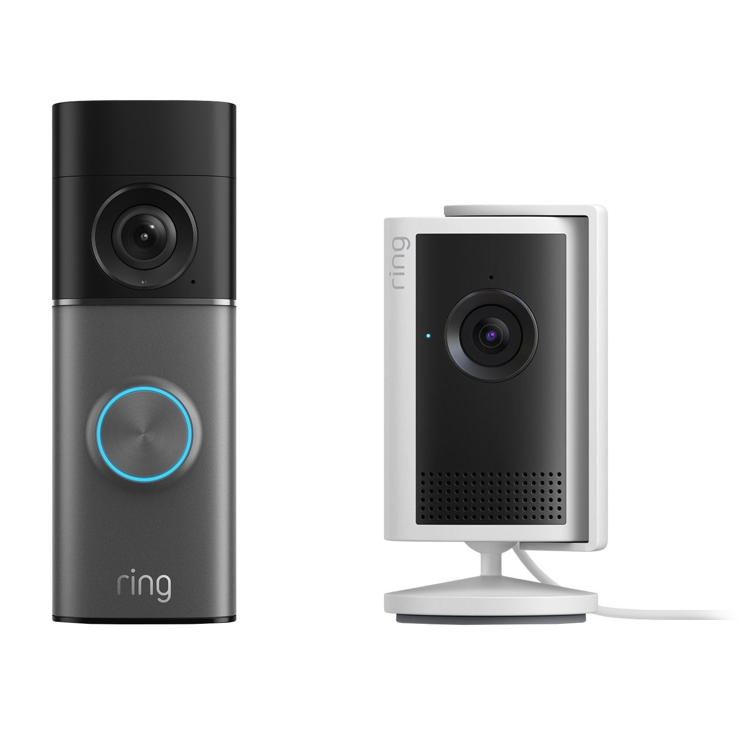 Ring Outdoor Cam Plus 2-Pack with Quick Release Battery Bundle