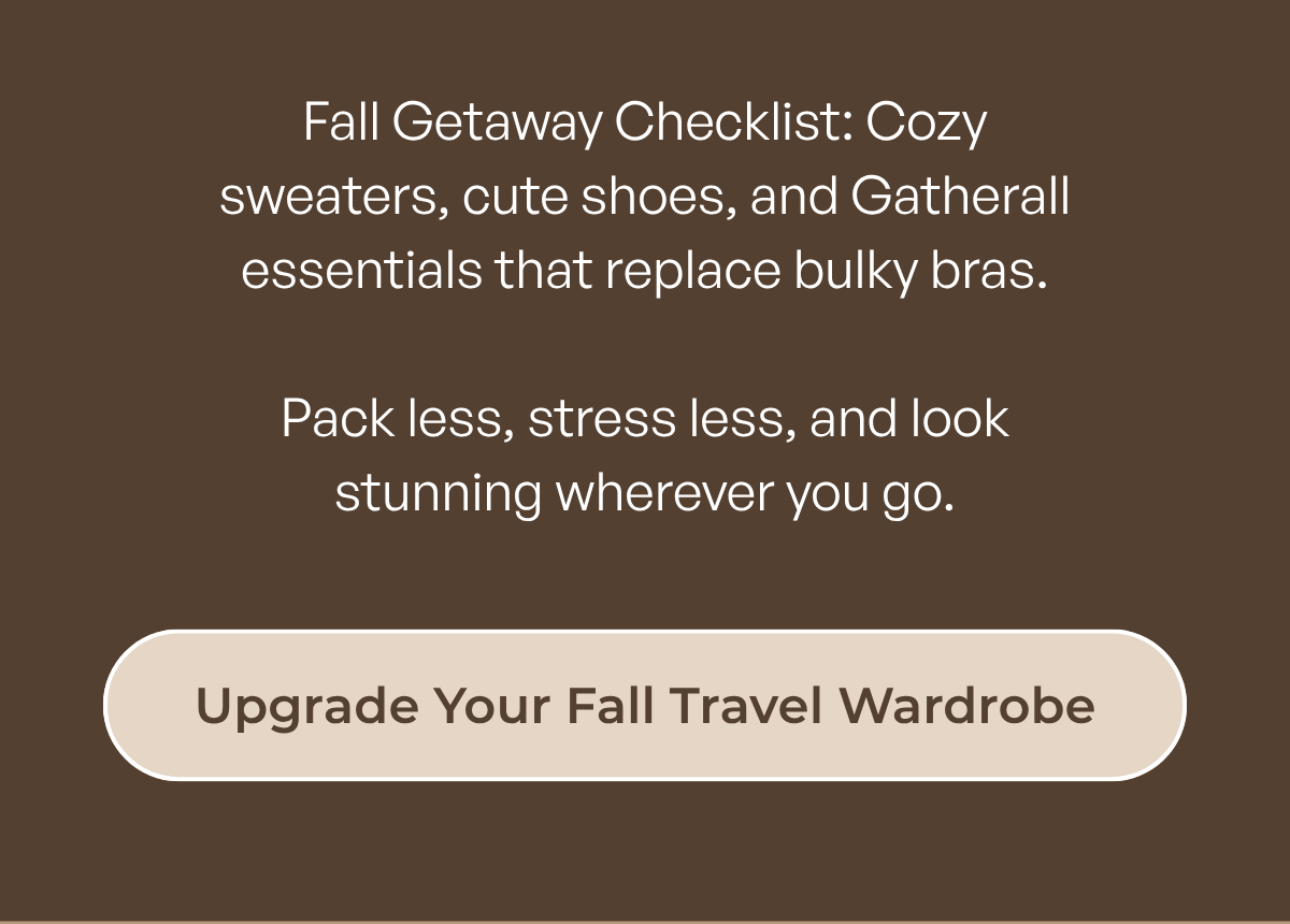Upgrade Your Fall Travel Wardrobe