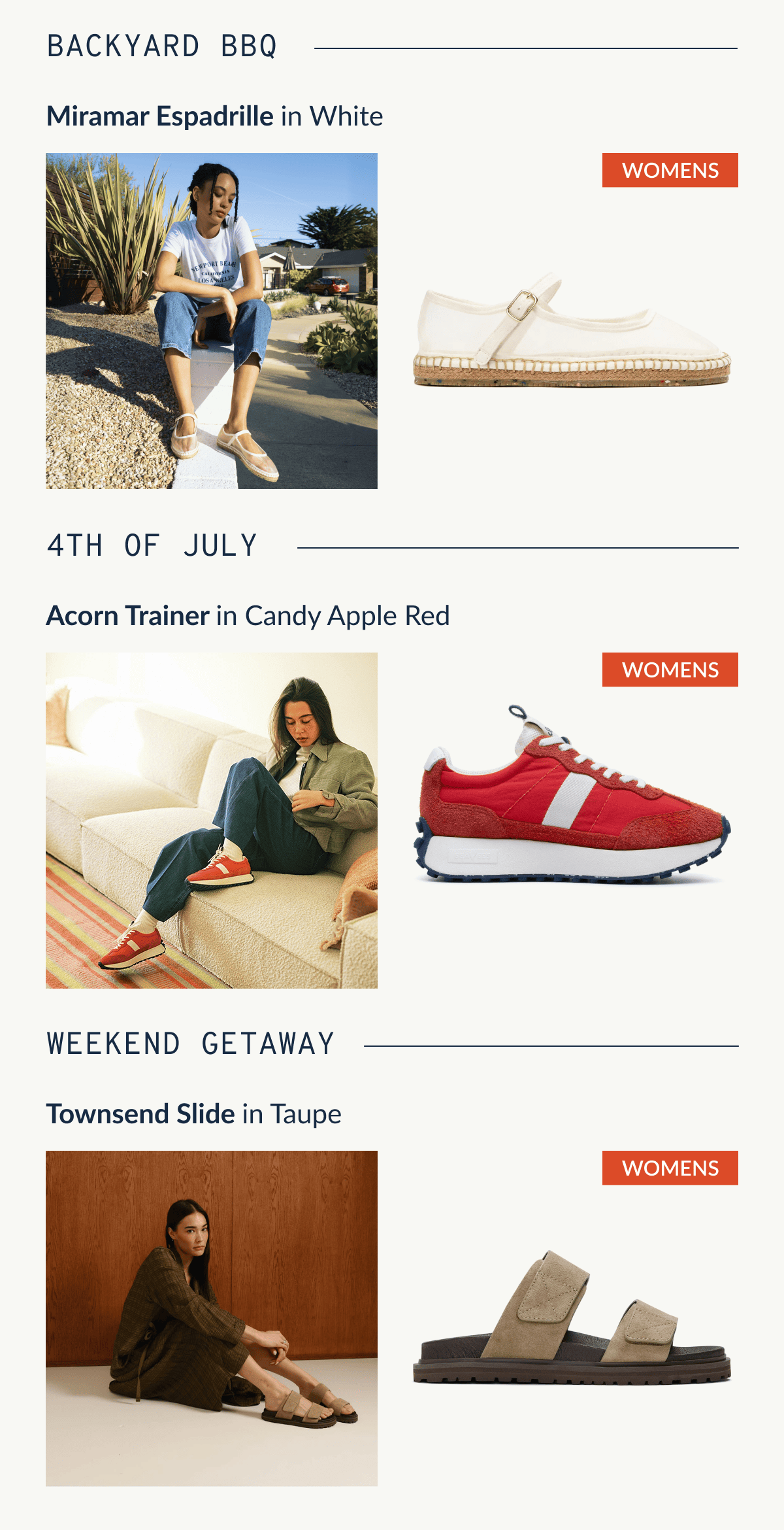 Summer Shoes - Women