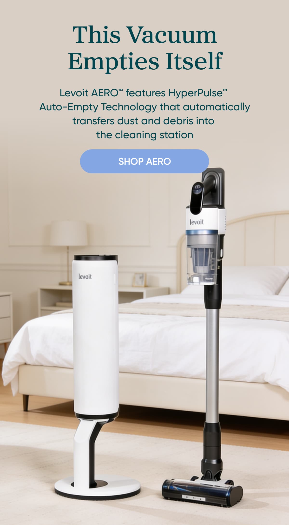 This Vacuum Empties Itself