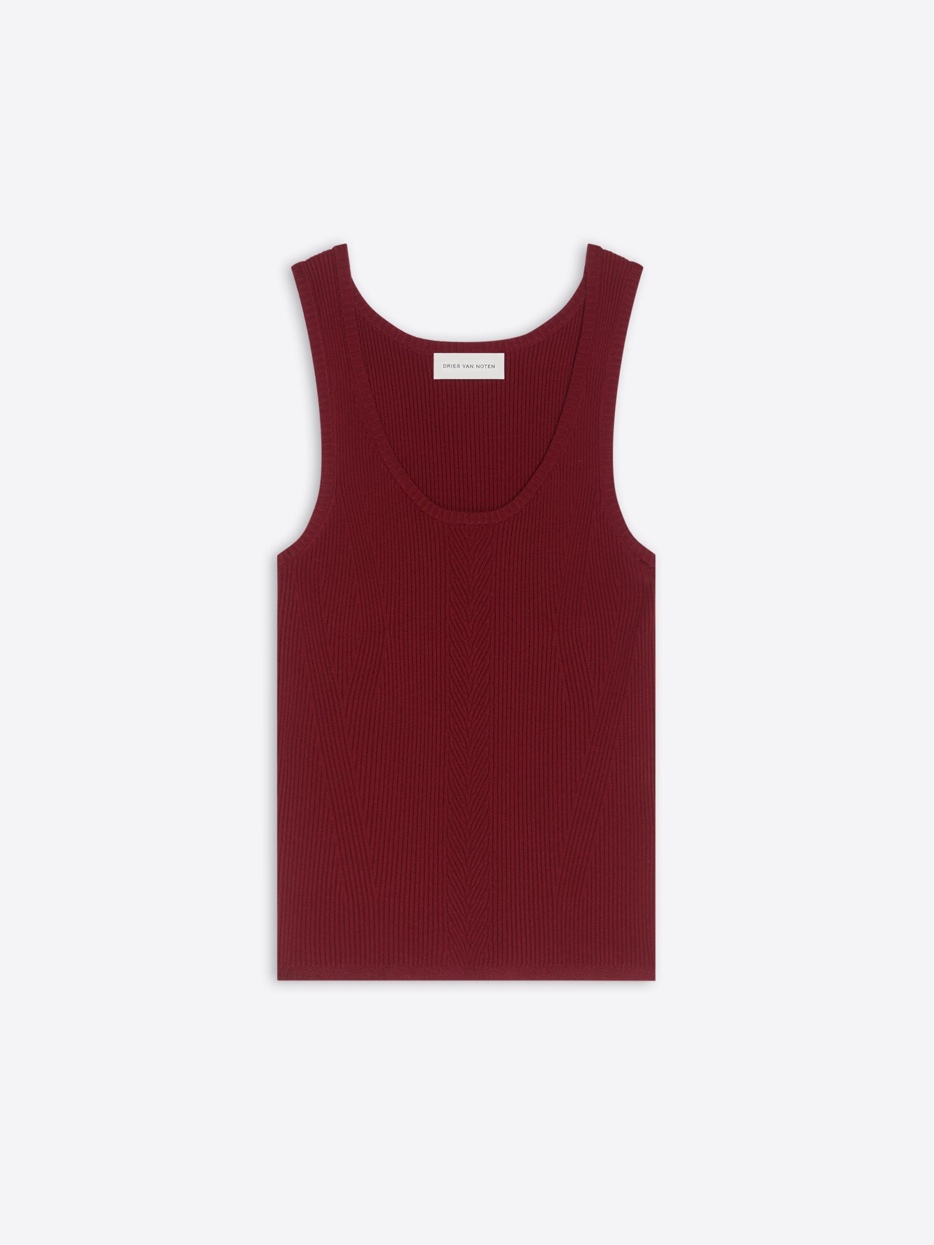 Rib knit tank top - Dries Van Noten