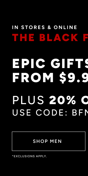 Epic Gifts from $9.99 Shop Men