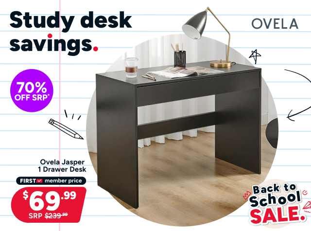 Ovela Jasper 1 Drawer Desk