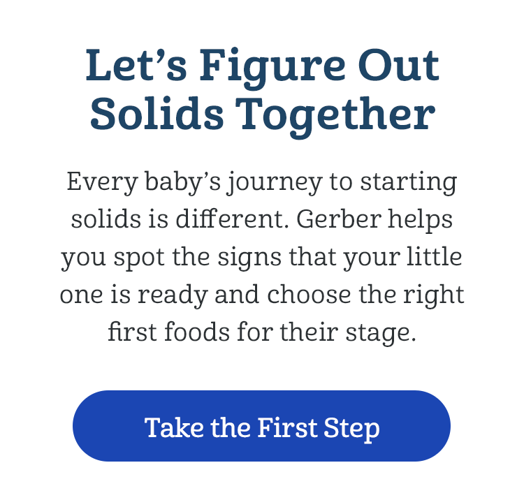 Take the First Step / Let’s Figure Out Solids Together