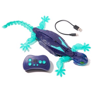Hex Bots RC Wall and Floor Crawling Glowing Geckosaurus