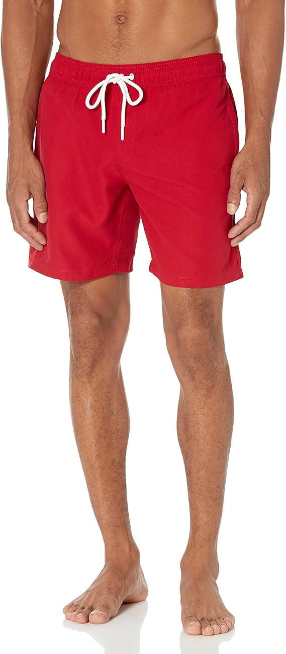 Image of MEN'S SWIM TRUNK - Maraschino Red