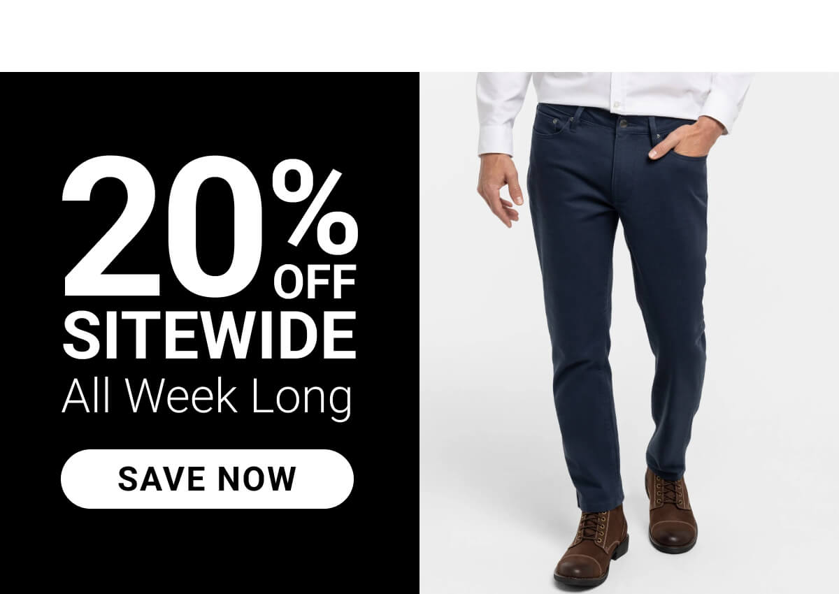20% Off Sitewide