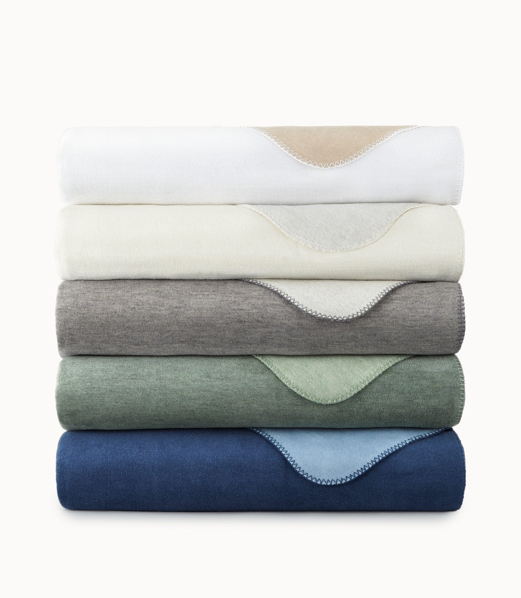 Image of Alta Reversible Cotton Blanket