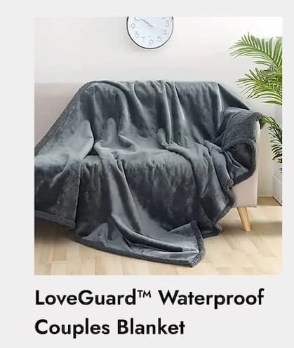 LoveGuard™   -   Waterproof   Couples   Blanket