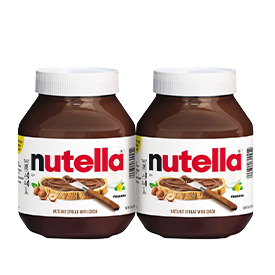 Nutella Hazelnut Spread with Cocoa, 33.5 oz, 2-Count