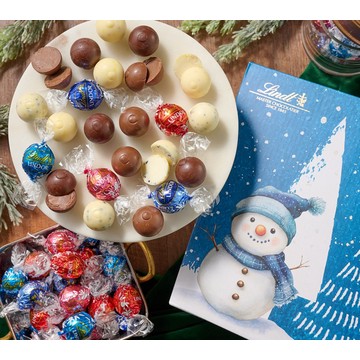 SH11/17 Lindt LINDOR 125pc Assorted Truffles with Holiday Box