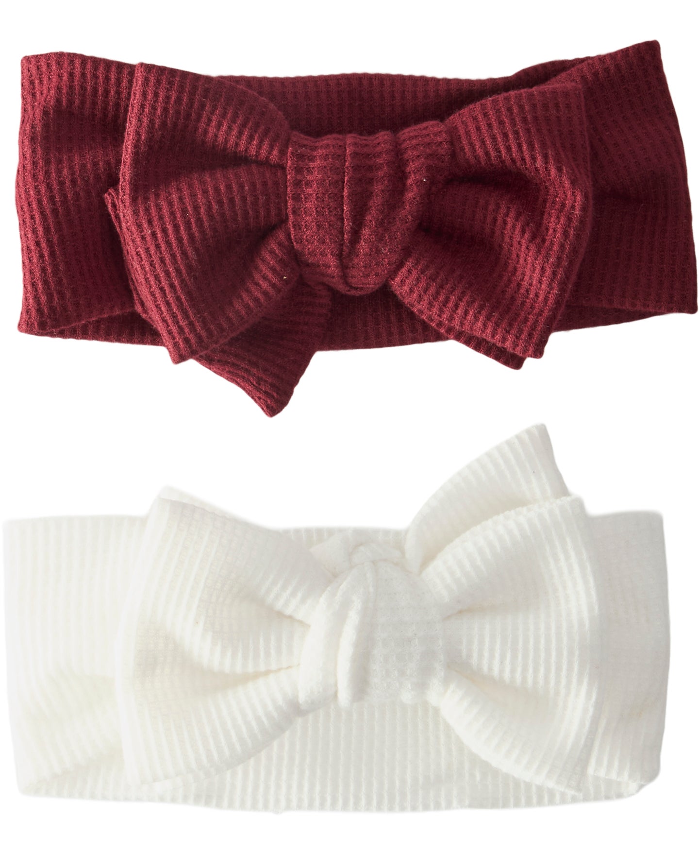 Babies' 2pk Waffle Bow Headbands