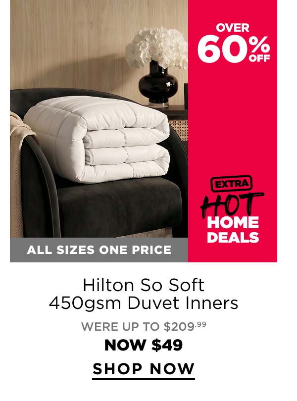 Hilton So Soft 450gsm Duvet Inners