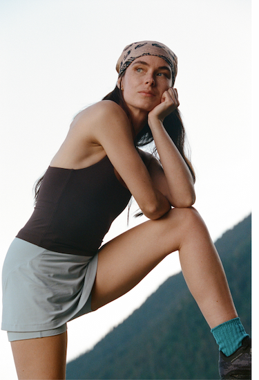 Shop Joan Skort in Blue Fog