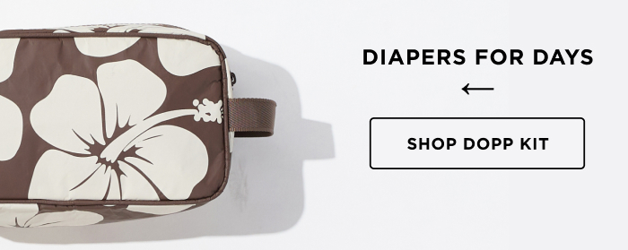 DIAPERS FOR DAYS SHOP DOPP KIT