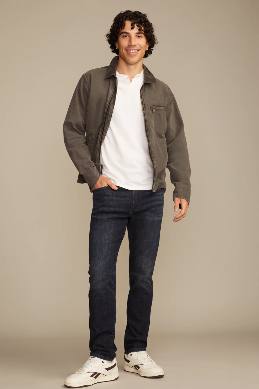 Image of Lucky Brand 410 Athletic Straight Coolmax Stretch Jean - Men's Pants Denim Straight Leg Jeans in Genesis