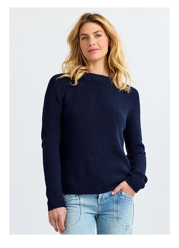 Shop Cotton Fisherman Crew - Navy