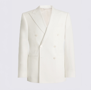 Tailored Fit Off-White Suit