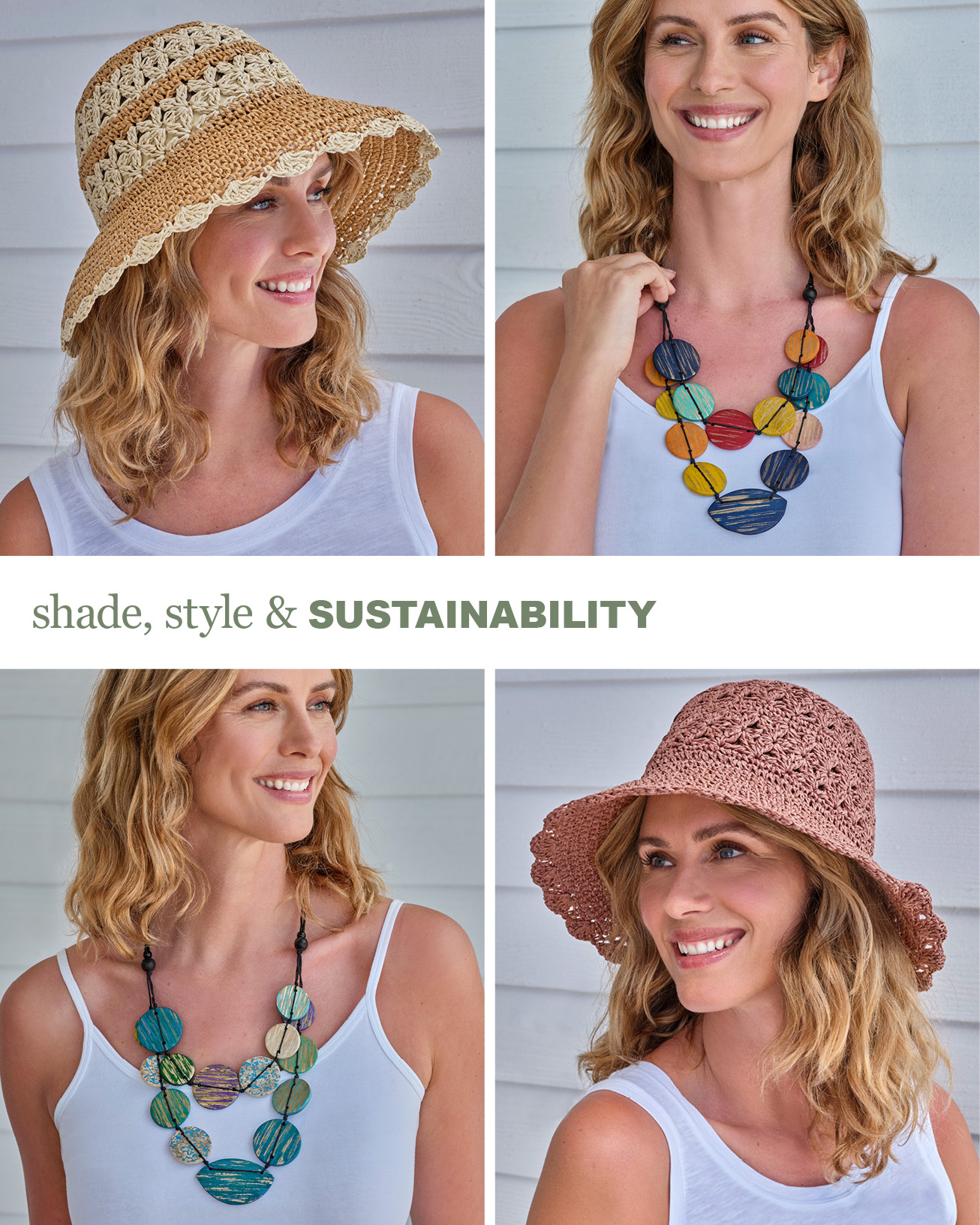 Necklaces + Hats