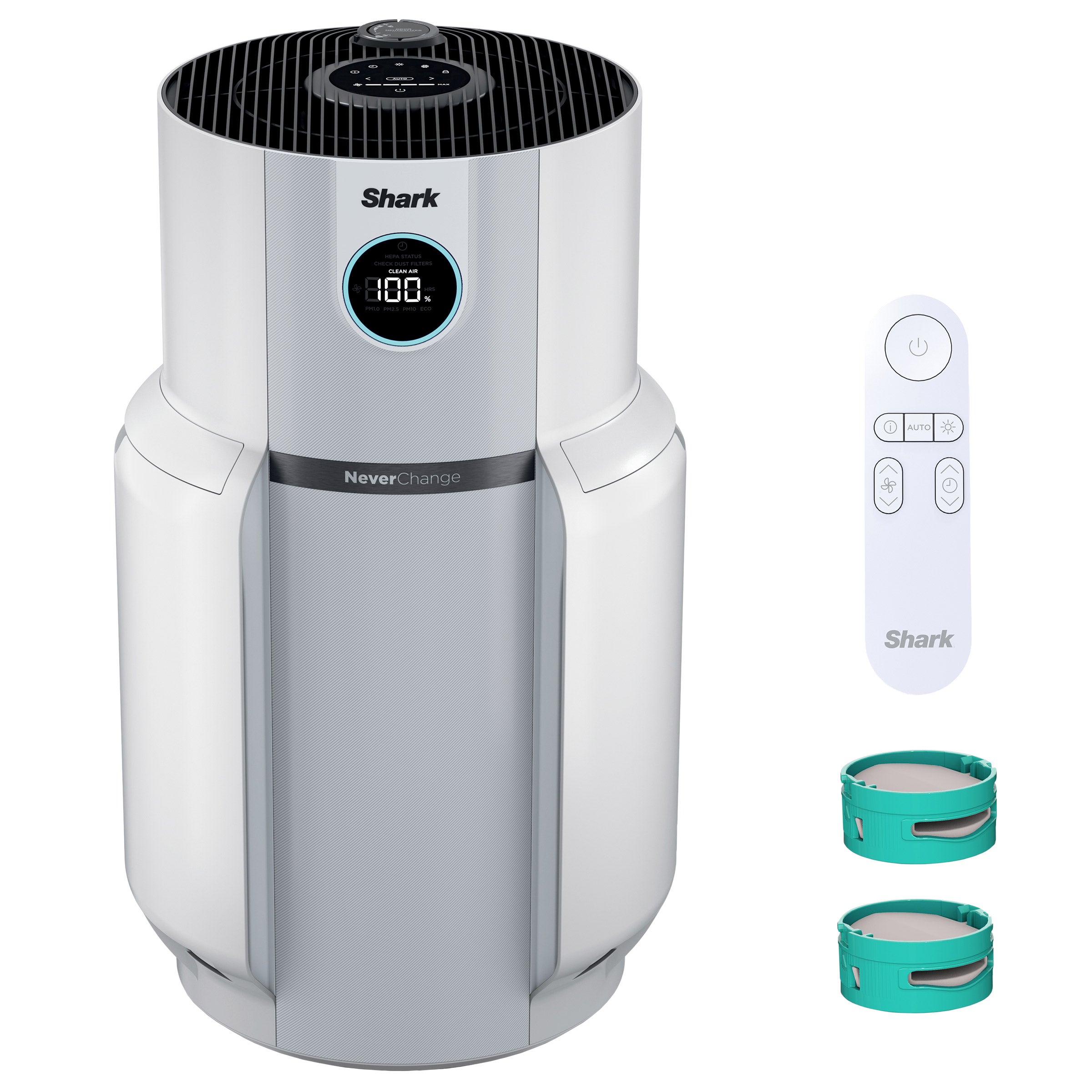 Shark NeverChange Air Purifier MAX with Remote, Two Odor Neutralization Cartridges, and Pet Pro Filter