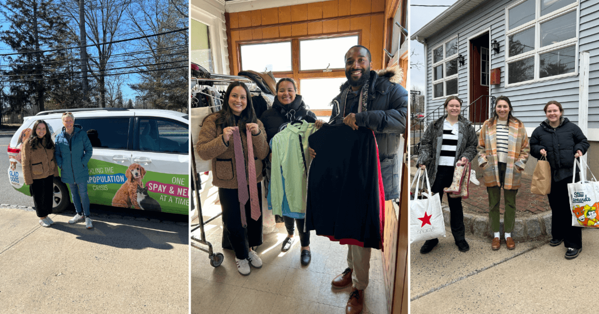 Community Partners pickup clothing drive donations