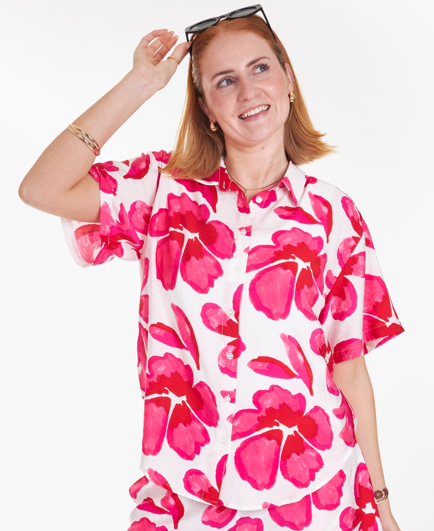 Women's Short Sleeve Drop Shoulder Shirt