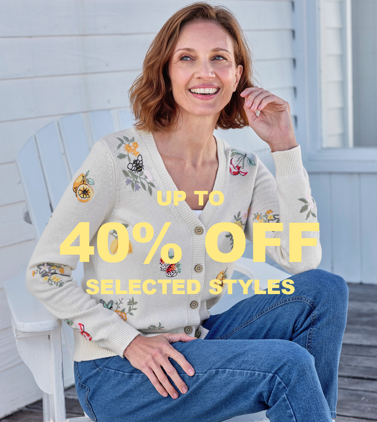 Bank Holiday Offer - Up to 40% off selected styles!